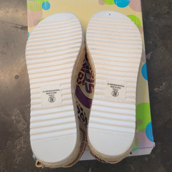 SODA WOMENS CHEETAH OPEN TOES S SANDLES - NEW WITH BOX - Picture 12 of 14